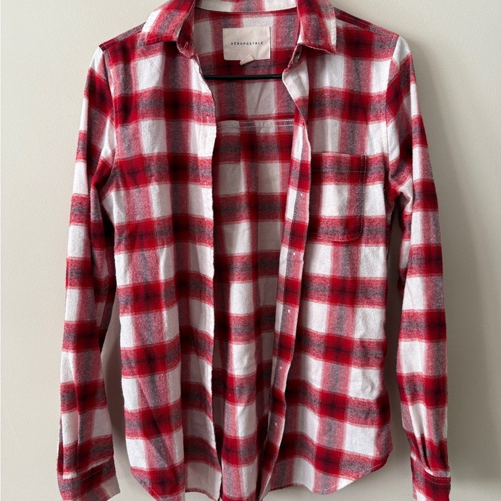 Plaid Button-Up Shirts